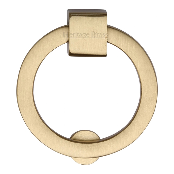 C6321 63-SB • 63mm Ø • Satin Brass • Heritage Brass Modern Round Cabinet Drop Handle